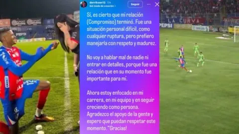 Pidió casamiento en el campo, se separó e hizo un golazo: la semana más insólita de Derrikson Quirós
