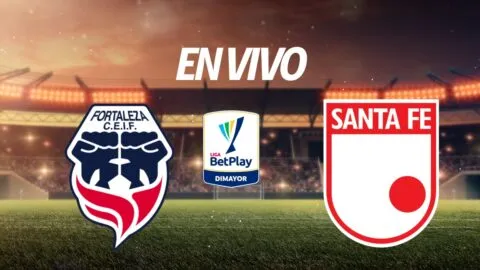 Fortaleza vs Independiente Santa Fe, en vivo la Liga BetPlay 2026-I: ¿Quién gana el partido de hoy?