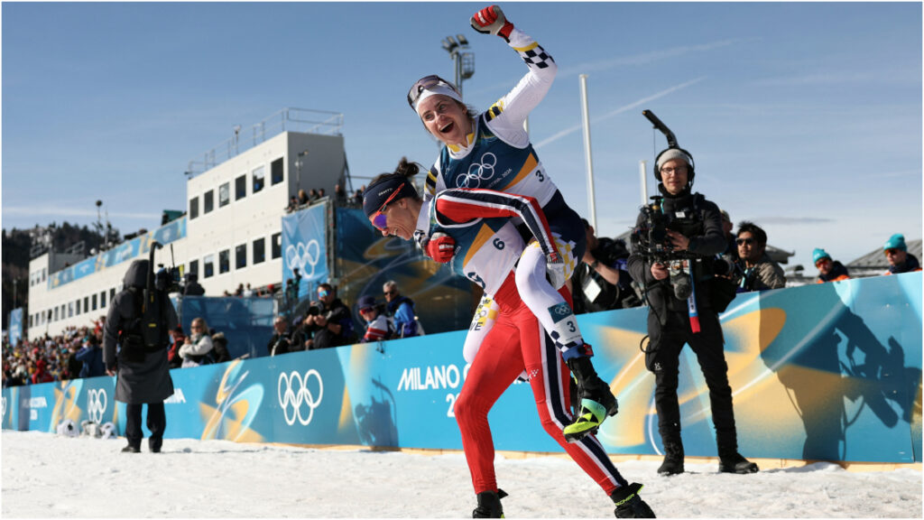 Eileen Gu, quien defendió con maestría su título olímpico. Reuters