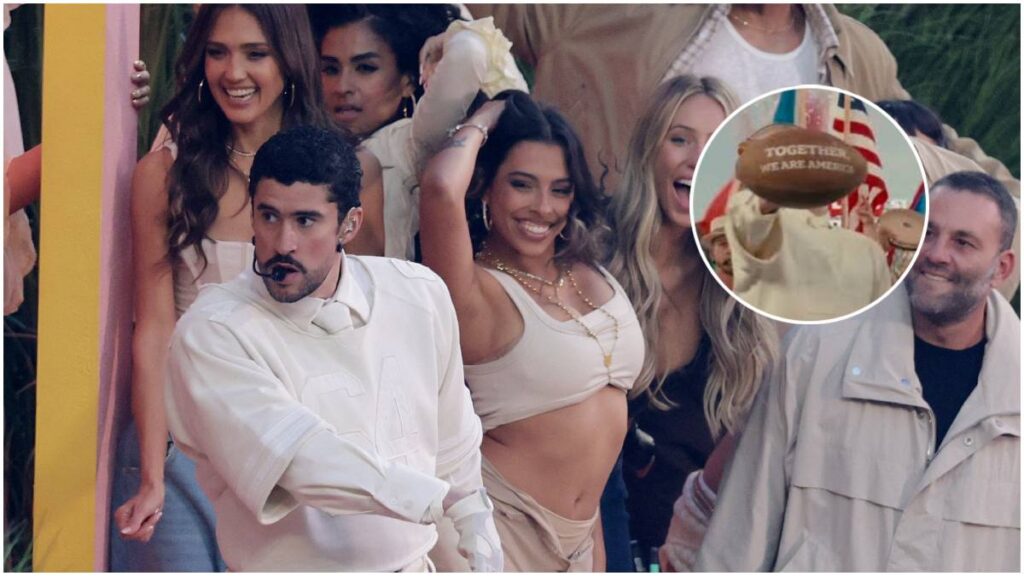 El balón de Bad Bunny | Reuters y captura de pantalla