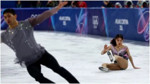 ¡Estados Unidos ‘revive’ a Ghost en el patinaje artístico, pero sufre una caída inesperada!