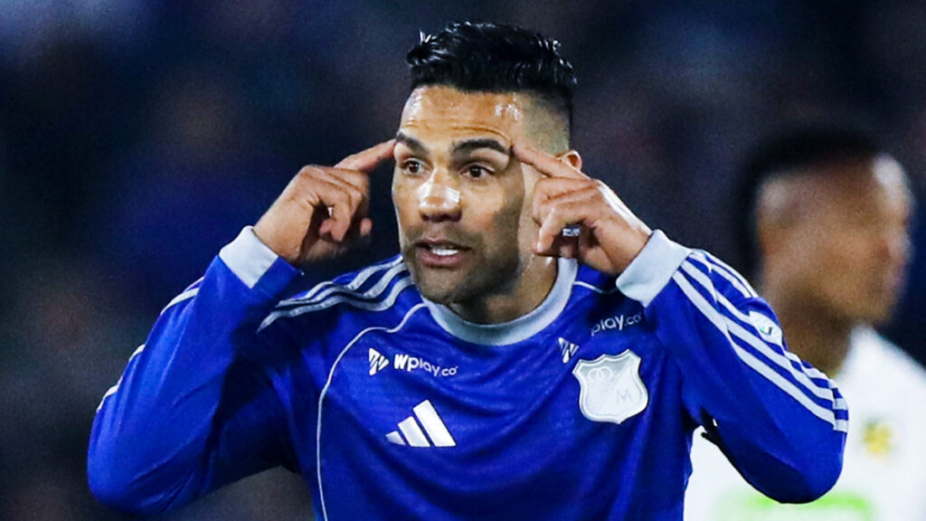 Falcao García, durante un partido de Millonarios. - Vizzor Image.