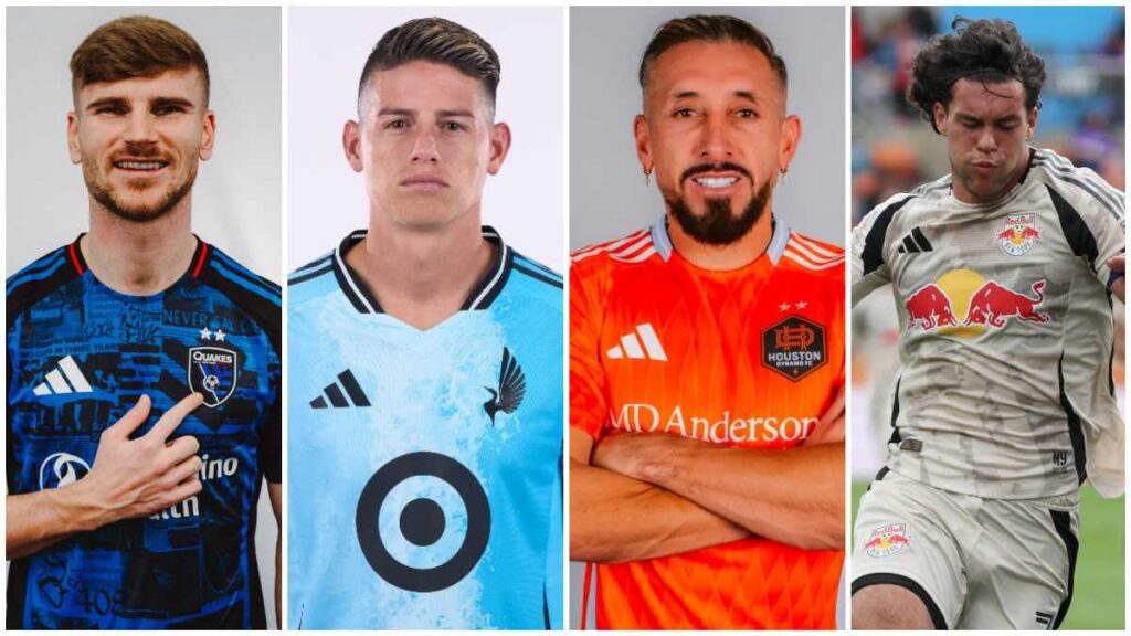 Werner, James, Herrera y Cowell, entre los fichajes MLS 2026