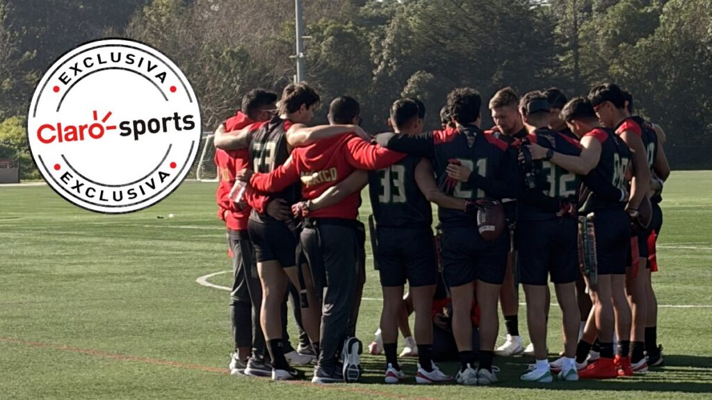 La selección mexicana de Flag Football en el Super Bowl LX. Claro Sports