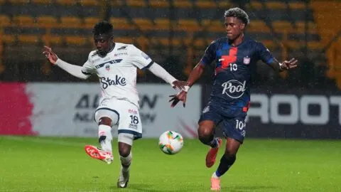 Doblete de Arroyo le da a Fortaleza un triunfo agónico ante Boyacá Chicó