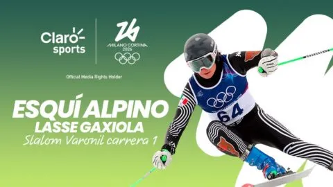 Lasse Gaxiola en vivo Milano Cortina 2026: esquí alpino slalom varonil carrera 1
