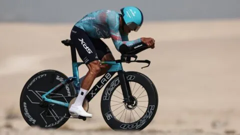 Harold Tejada, entre los grandes: podio y ambición de título en el UAE Tour