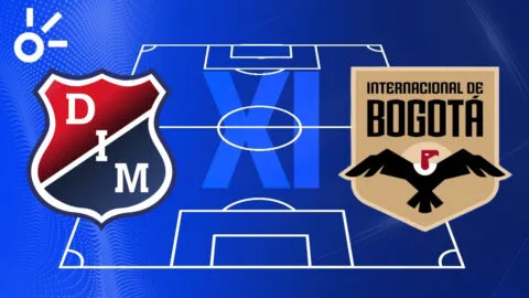 Alineaciones confirmadas de Independiente Medellín vs Internacional de Bogotá por la Liga BetPlay Dimayor 2026-I