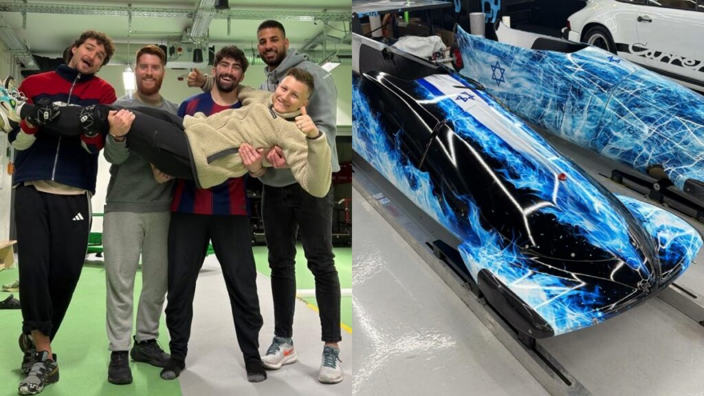 Equipo de bobsleigh de Israel sufre robo previo a su debut en Milano Cortina 2026