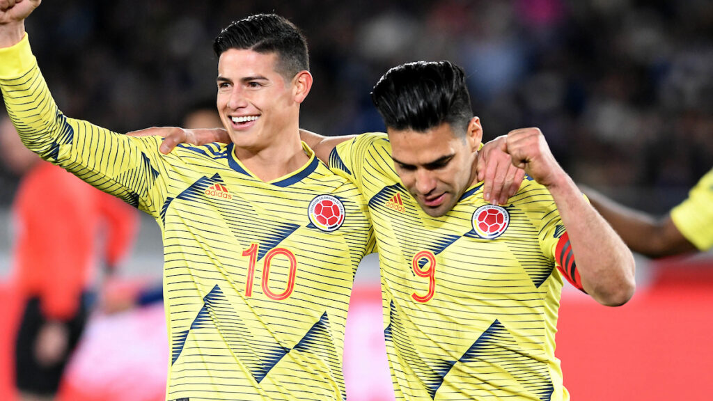 James Rodríguez y Falcao García, con Selección Colombia. - Vizzor Image.