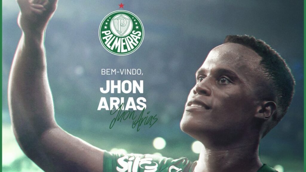 Jhon Arias deja el Wolverhampton para ser nuevo jugador de Palmeiras
