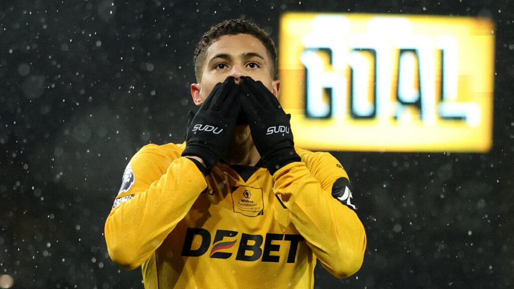 Joao Gomes celebra un gol. - Andrew Boyers, Action Images vía Reuters.