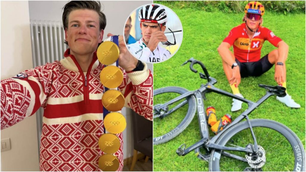 Johannes Klaebo, el máximo ganador de medallas de oro en justas olímpicas invernales, podría unirse al ciclismo y ser rival de Isaac del Toro.