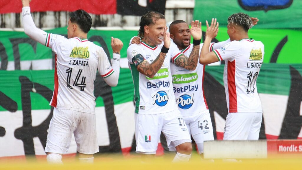 Jugadores del Once Caldas.