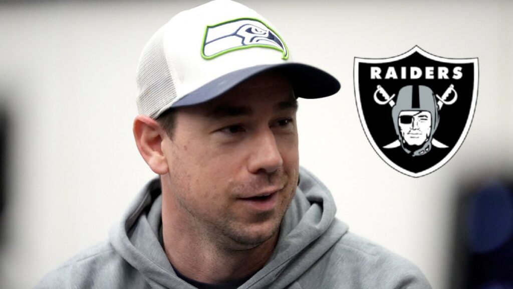 Klint Kubiak, nuevo head coach de Raidres. IMAGN IMAGES via Reuters Connect