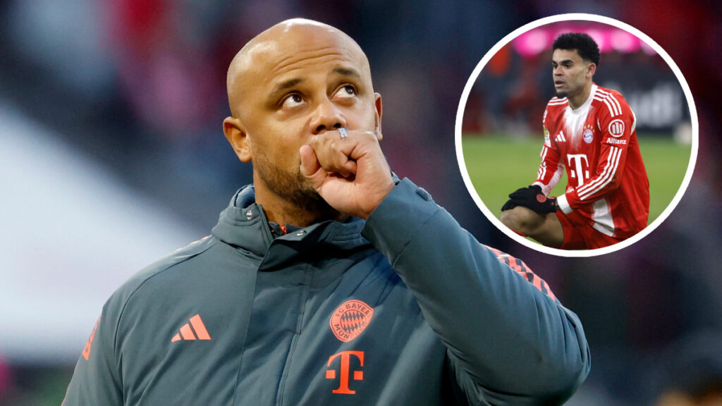 Vincent Kompany y Luis Díaz. - Heiko Becker y Michaela Stache, Reuters.