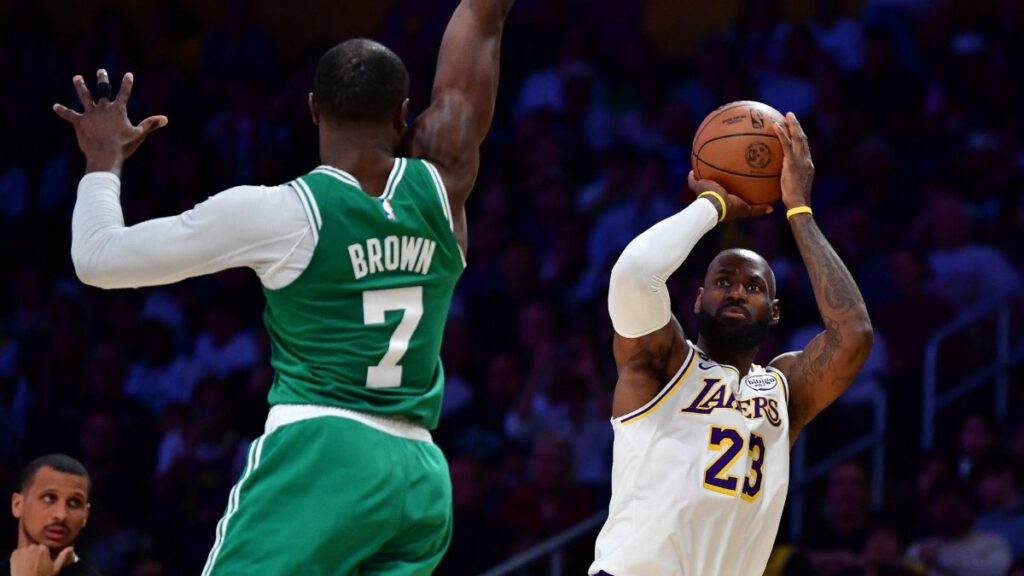 LeBron James impulsa la candidatura de Jaylen Brown al MVP tras dominar a los Lakers