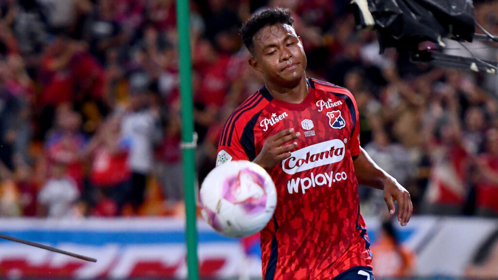 Léider Berrío, en un partido de Independiente Medellín. - Vizzor Image.