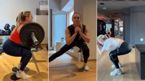 Lindsey Vonn sorprende en su entrenamiento previo a Milano Cortina 2026 a pesar de la rotura de ligamento
