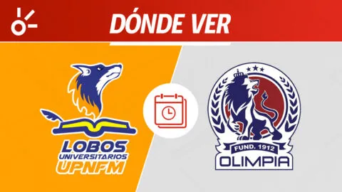 Lobos UPNFM vs Olimpia en vivo: dónde mirar la Liga de Honduras 2026
