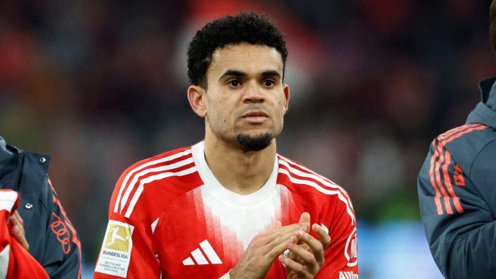 Luis Díaz, en un partido del Bayern. - Heiko Becker, Reuters.