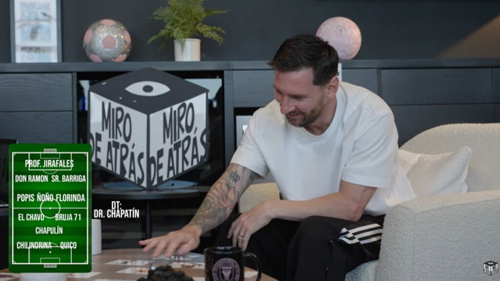 Lionel Messi elige su once ideal con El Chavo del 8