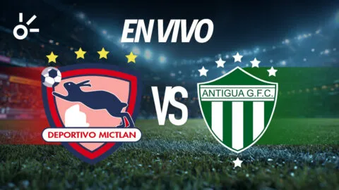 Mictlán vs Antigua GFC en vivo: partido de la Liga de Guatemala 2026