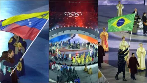 La delegación latina engalana la clausura de Milano Cortina 2026