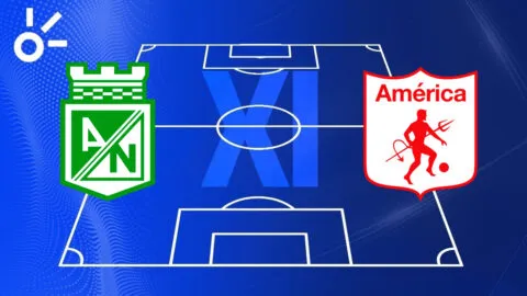 Posibles alineaciones de Atlético Nacional vs América de Cali por la Liga BetPlay 2026-I
