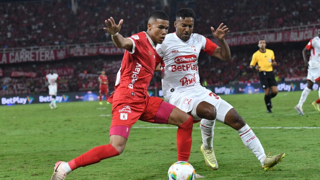 América vs Santa Fe. Liga Betplay 2026. Vizzor Image