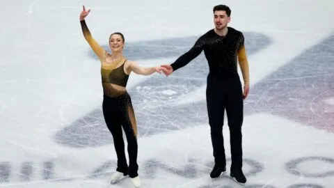 Lady Gaga ilumina a Alemania en el hielo del patinaje artístico de Milano Cortina 2026