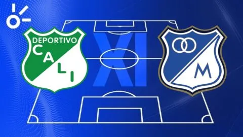 Posibles alineaciones del Deportivo Cali vs Millonarios por la Liga BetPlay Dimayor 2026-I