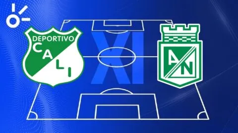 Posibles alineaciones del Deportivo Cali vs Atlético Nacional por Liga BetPlay 2026-I