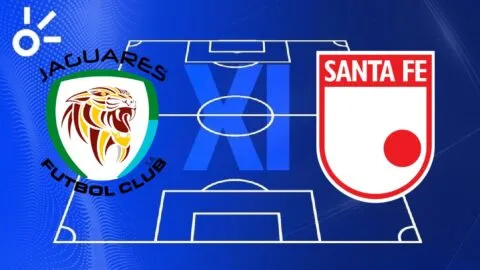 Posibles alineaciones del Jaguares vs Independiente Santa Fe por Liga BetPlay 2026-I