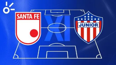 Posibles alineaciones de Independiente Santa Fe vs Junior por Liga BetPlay 2026-I