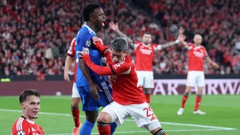 Benfica defiende a Prestianni y la UEFA abre investigación por supuestos insultos racistas a Vinicius