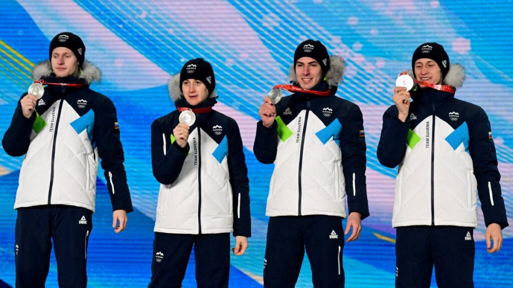 Los hermanos Prevc en Beijing 2022