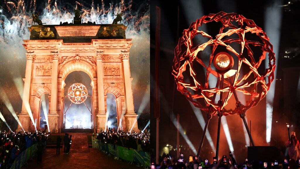 Así fue el encendido del pebetero olímpico