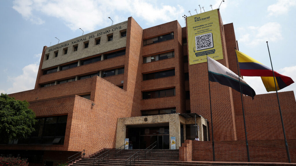Edificio de la Registraduría en Bogotá. - Luisa González, Reuters.