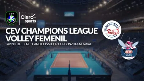 Savino del Bene Scandicci vs Igor Gorgonzola Novara, en vivo el Playoff de la Champions League de voleibol femenil