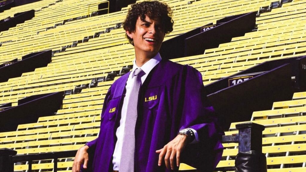 El mexicano estudió en la Universidad Estatal de Louisiana