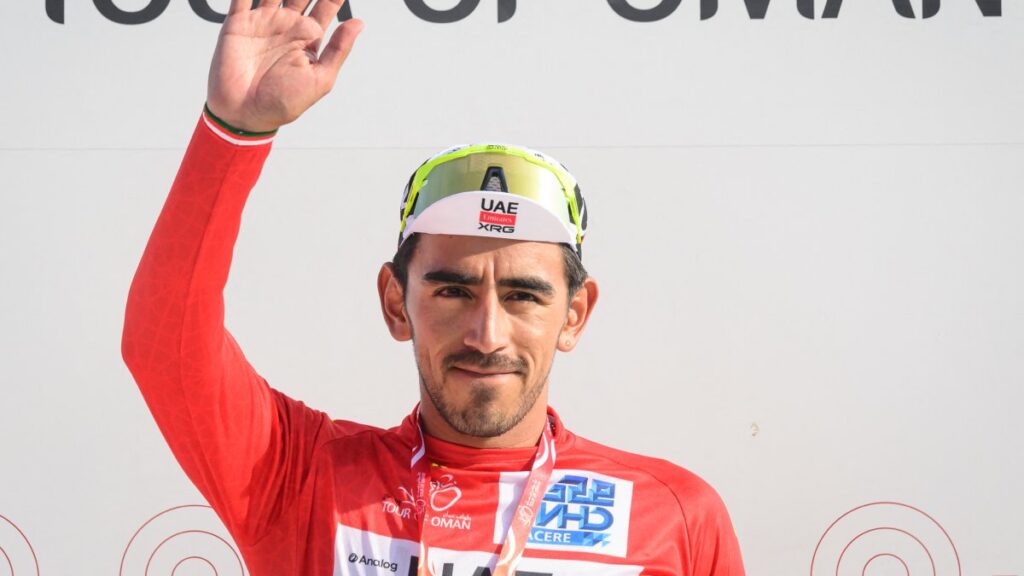 Sebastián Molano en el Tour de Omán.