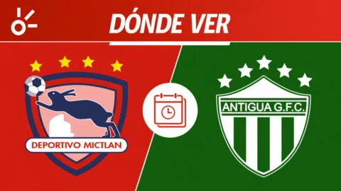 Mictlán vs Antigua GFC en vivo: dónde mirar la Liga de Guatemala 2026