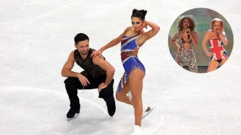 El espíritu de las Spice Girls irrumpe en el hielo de Milano Cortina