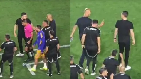 ¡Tensión en El Volcán! Se vacían las bancas en el Tigres vs Pachuca por gol anulado a Salomón Rondón