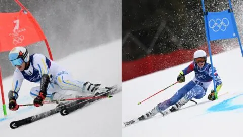 ¡Orgullo latinoamericano! Argentina y Chile se meten al top 30 en el esquí alpino slalom gigante varonil