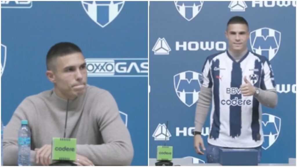 Uros Durdevic, presentado como refuerzo de Rayados. Foto print: @Rayados
