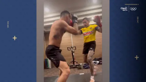 Chito Vera viste orgullosamente playera del América previo a UFC México 2026