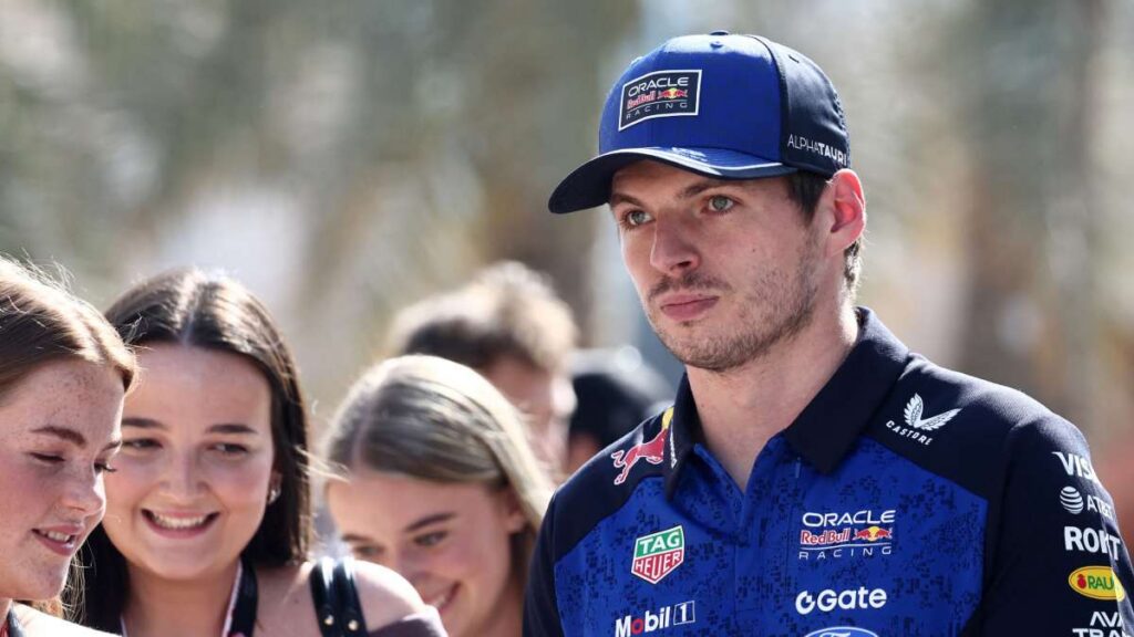 Max Verstappen durante los tests de Bahrein