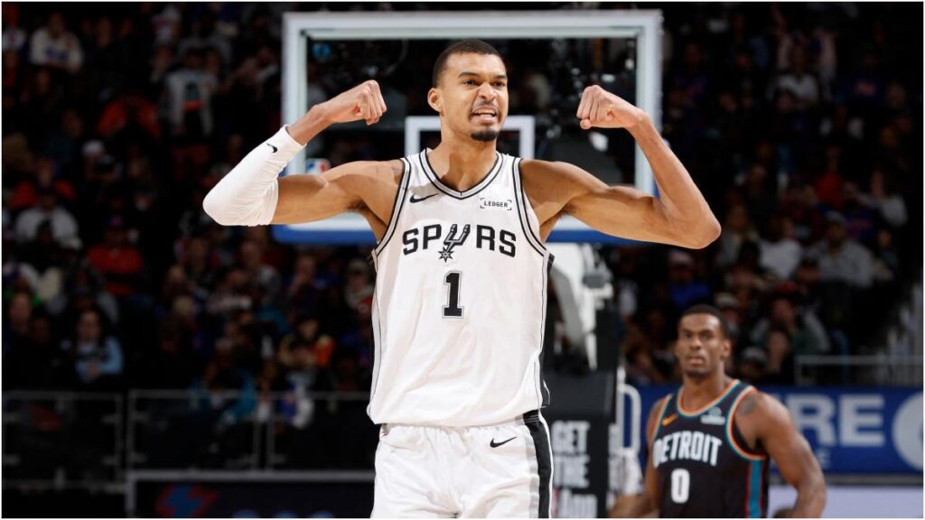 Victor Wembanyama tuvo una gran noche ante Detroit. BRIAN SEVALD / NBAE / GETTY IMAGES / GETTY IMAGES VIA AFP